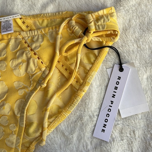 Robin Piccone Sadie marigold swim bikini bottom. M. NWT - Picture 4 of 6